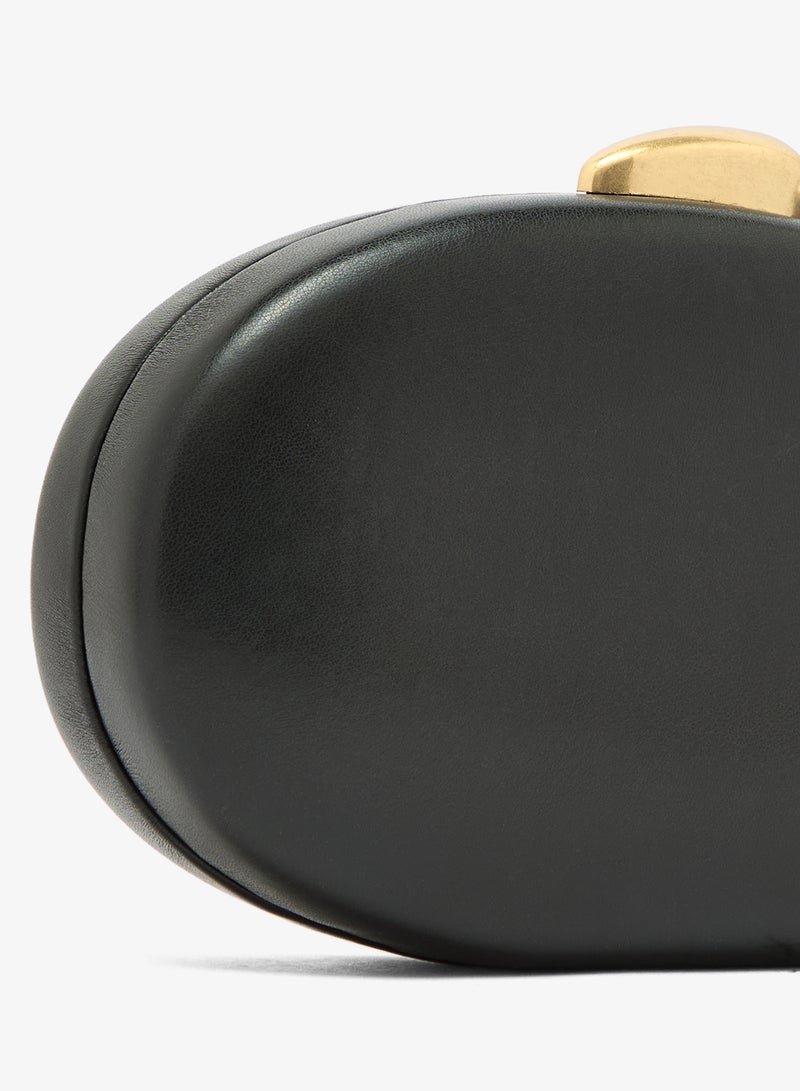 Ella Limited Edition Asymmetrical Statement Clutch With Gold Accent - Image 3